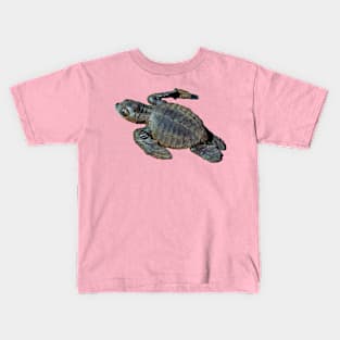 Baby Green Turtle Kids T-Shirt